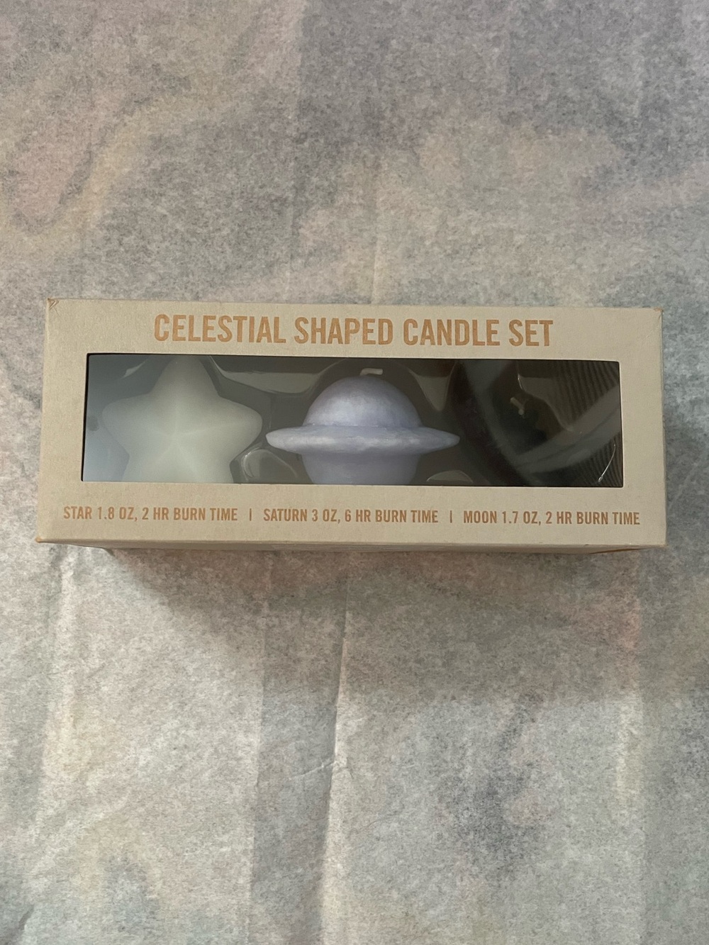 Urban Outfitters Celestial Shaped Candle Set